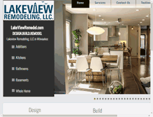 Tablet Screenshot of lakeviewremodel.com